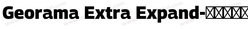 Georama Extra Expand字体转换